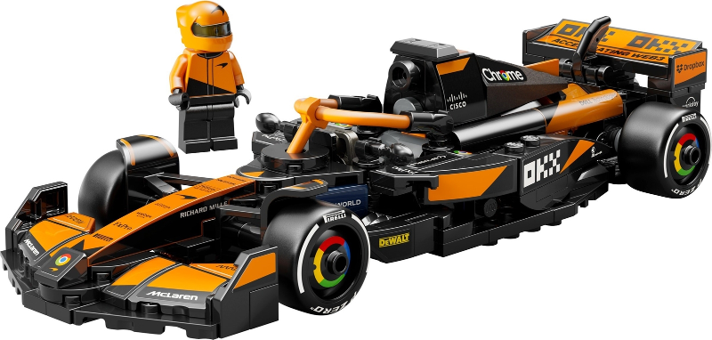 LEGO Speed Champions McLaren F1 Team MCL38 Race Car Toy Building Set 77251