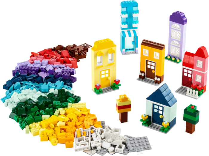 LEGO Classic Creative Houses Brick Building Set for Kids Toy House Gift with Ac 11035