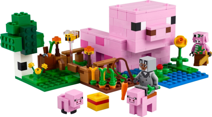 LEGO Minecraft The Baby Pig House Building Toy 21268