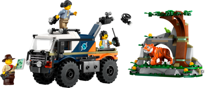 LEGO City Jungle Explorer Off-Road Truck Toy, Jungle Toy 60426