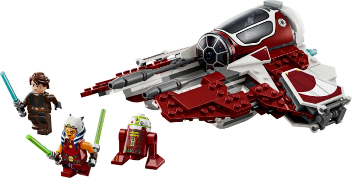 LEGO Star Wars: The Clone Wars Ahsoka s Jedi Interceptor Spaceship Building Toy 75401