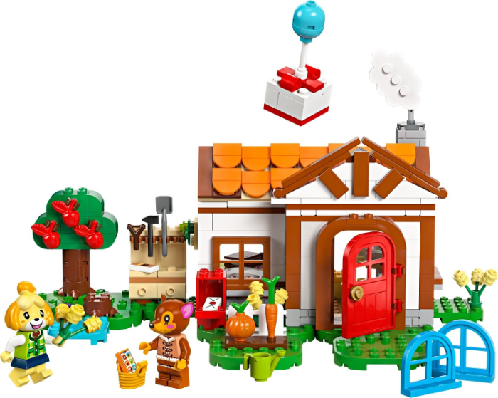 LEGO Animal Crossing Isabelle’s House Visit Video Game Toy 77049