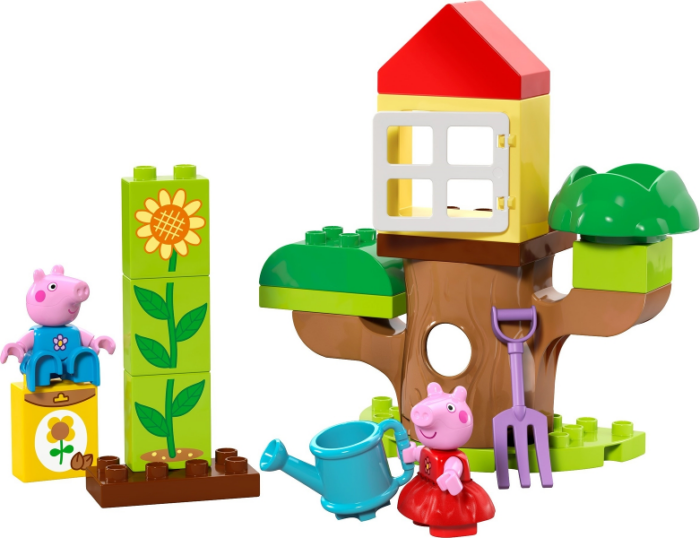 LEGO DUPLO Peppa Pig Garden and Tree House Toddler Toy Building Block Learning 10431