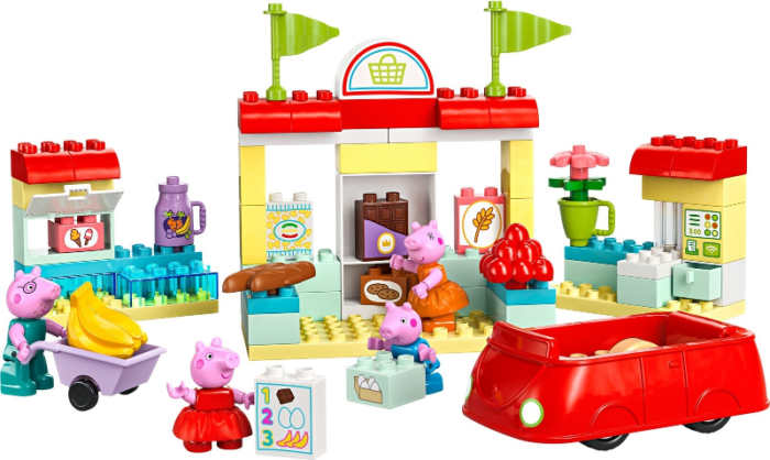 LEGO DUPLO Peppa Pig Supermarket Building Toy - Peppa Pig Toys for Girls & Boys 10434