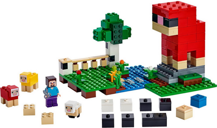 LEGO Minecraft The Wool Farm 21153 Building Kit (260 Pieces)