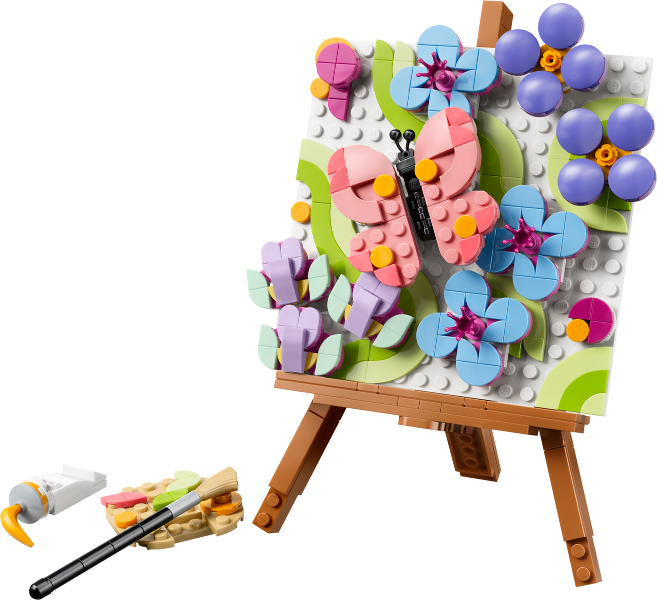 LEGO Creator 3 in 1 Floral Art Decor Painting 31390