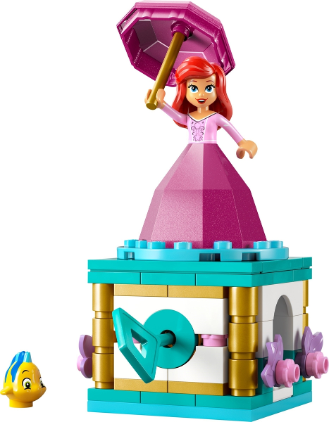 LEGO Disney Princess Twirling Ariel Toy - Building Toy for Kids Girls and Boys 43259
