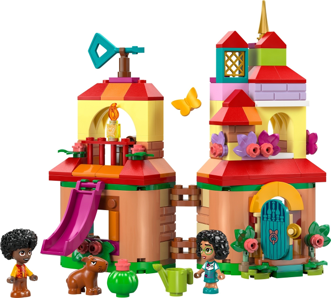 LEGO Disney Encanto Mini House Building Toy Set - Encanto Dollhouse for Girls an 43261