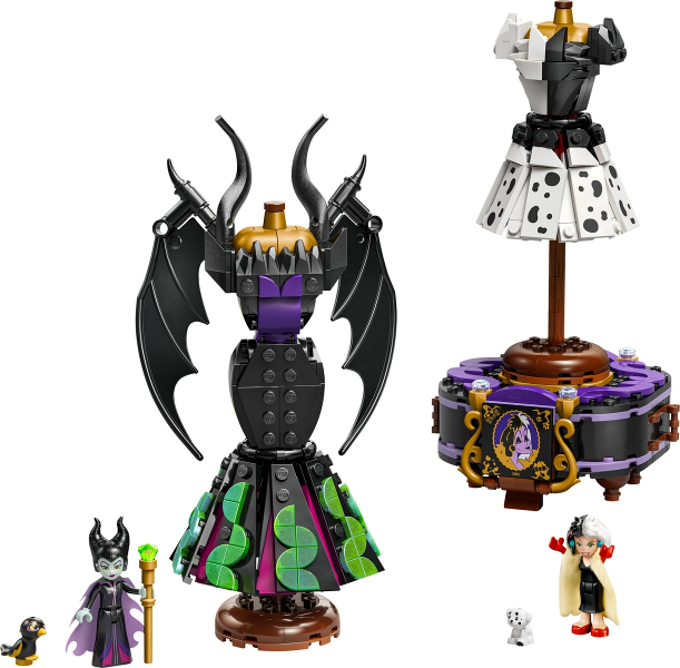 LEGO Disney Villains Maleficent’s and Cruella De Vil’s Dresses 43262