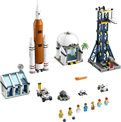 LEGO City Rocket Launch Center Building Toy Set 60351 NASA-Inspired Space Toy w