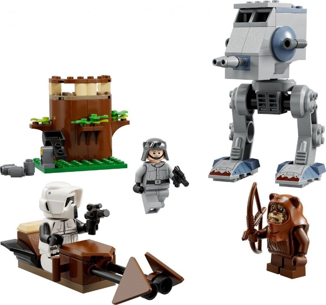 LEGO Star Wars AT-ST 75332 Construction Toy for Preschool Kids Aged 4 Plus with