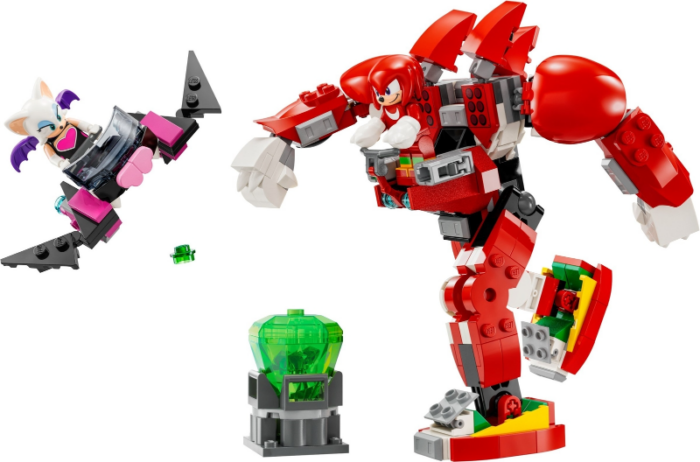 LEGO Sonic the Hedgehog Knuckles’ Guardian Mech Building Toy Set Sonic Toy for 76996