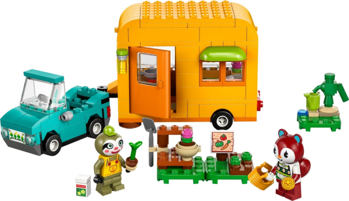 LEGO Animal Crossing Leif s Caravan & Garden Shop Building Toy - Animal Crossing 77054