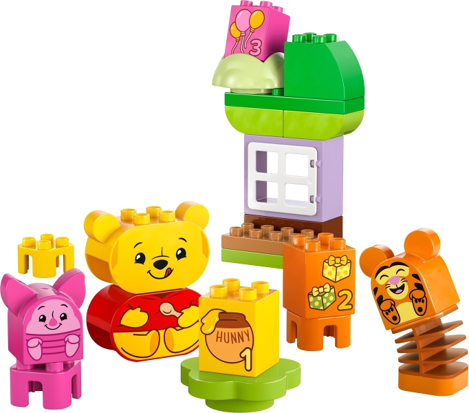 LEGO DUPLO Disney Winnie the Pooh’s Birthday Party Building Set - Baby Toy for 1 10457