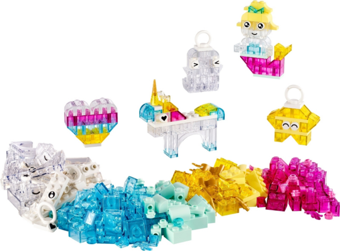 LEGO Classic Magical Transparent Box - Preschool Learning Toy for Boys and Girls 11040