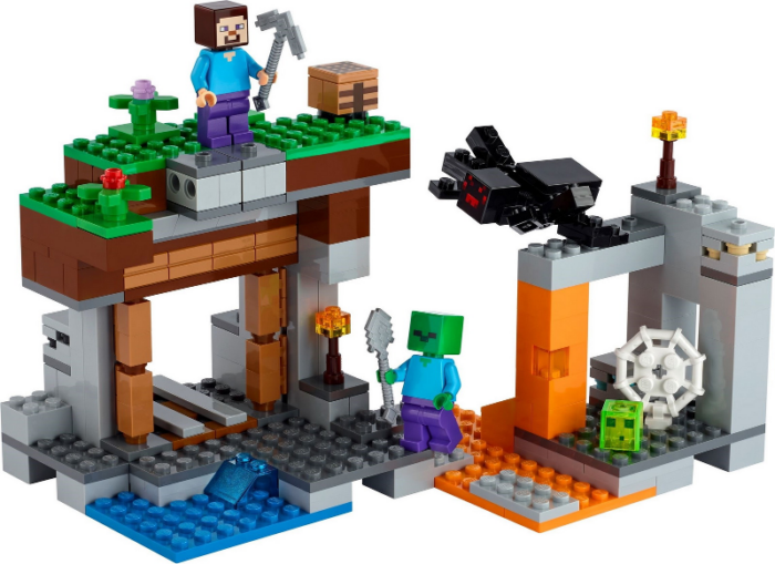 LEGO Minecraft The Abandoned Mine Building Toy 21166 Zombie Cave with Slime St