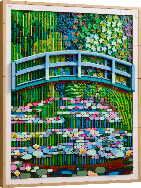 LEGO Art Claude Monet – Bridge Over a Pond of Water Lilies 31220