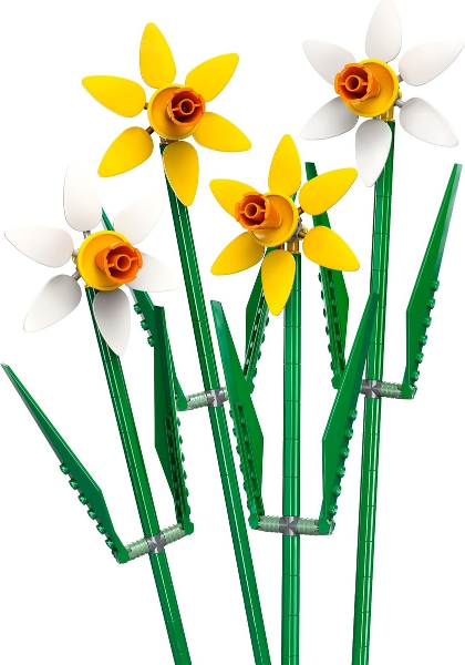 LEGO Daffodils - Building Toy for Kids Girls and Boys Ages 8+ - Artificial Daf 40747