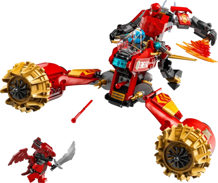 LEGO NINJAGO Kai's Mech Storm Rider Action Figure Building Toy 71830