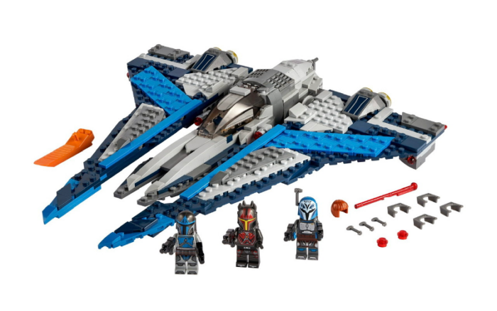 LEGO Star Wars Mandalorian Starfighter 75316 Building Toy Set (544 Pieces)