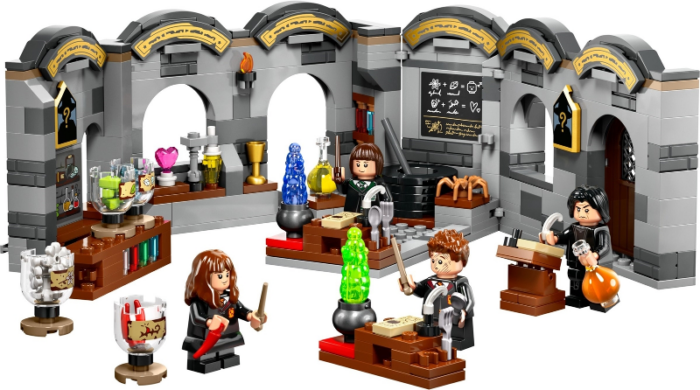 LEGO Harry Potter Hogwarts Castle: Potions Class Collectible Halloween Toy for 76431