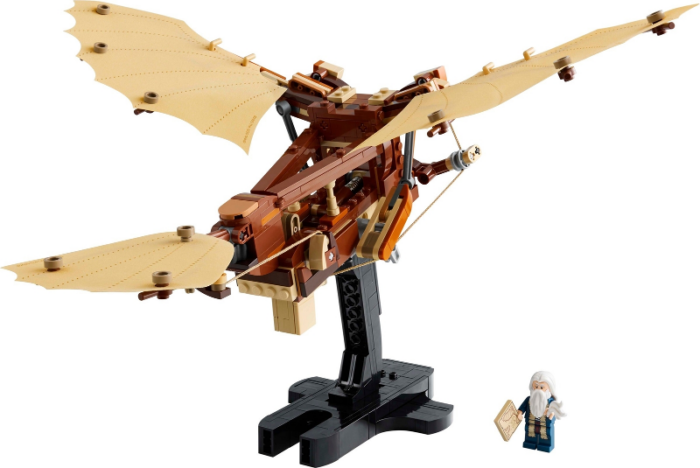 LEGO Icons Leonardo da Vinci's Flying Machine Ornithopter Building Set for Adult 10363